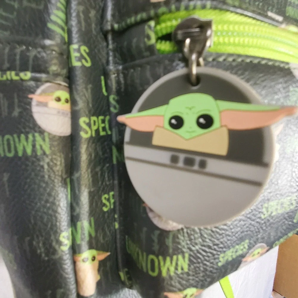 Star Wars The Mandalorian Grogu Baby Yoda Mini Backpack Species Unknown Green